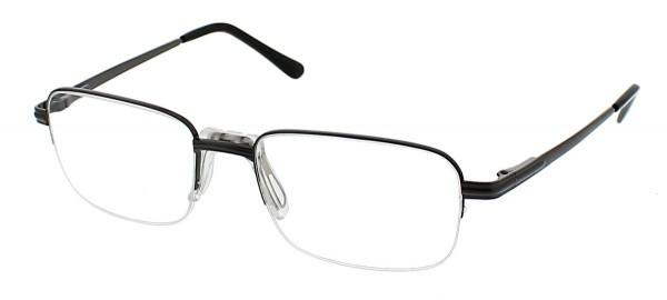 ClearVision NORMAN Eyeglasses, Gunmetal