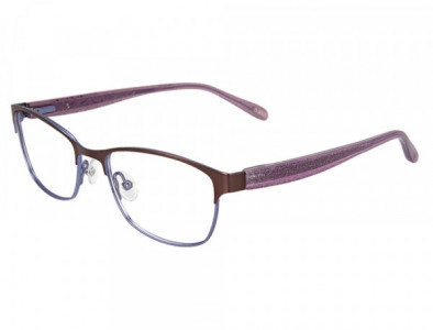 NRG R578 Eyeglasses, C-2 Brown/Purple