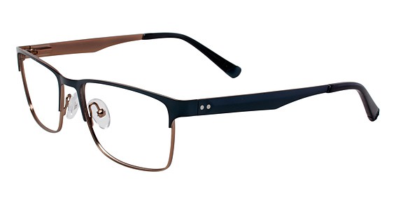 Club Level Designs cld9166 Eyeglasses, C-2 Slate Blue/Khaki