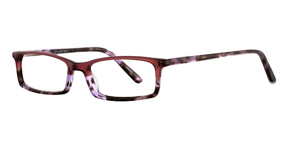 Smilen Eyewear 63 Eyeglasses, Purple/Red