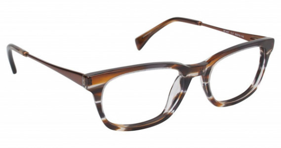 SuperFlex SF-447 Eyeglasses, (3) BROWN