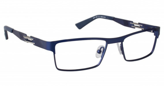 SuperFlex SFK-150 Eyeglasses, (2) BLUE SILVER