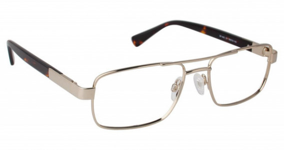 SuperFlex SF-442 Eyeglasses, (1) GOLD