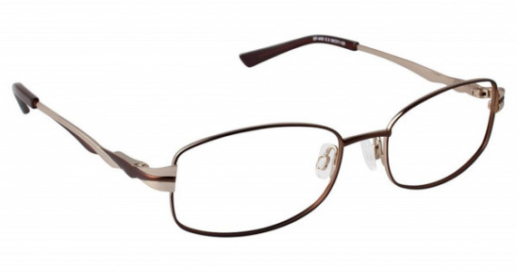 SuperFlex SF-445 Eyeglasses, (3) BROWN GOLD