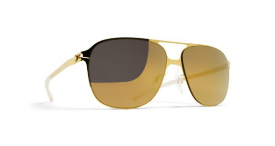 Mykita SCHORSCH Sunglasses, F9 GOLD - LENS: GOLD FLASH