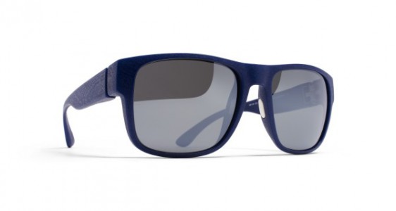 Mykita Mylon SHARKY Sunglasses, MD25 NAVY BLUE - LENS: COAL FLASH