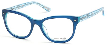GUESS by Marciano GM-0270 Eyeglasses, 090 - Shiny Blue