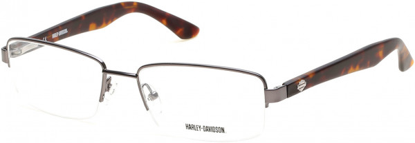 Harley-Davidson HD0731 Eyeglasses, 008 - Shiny Gumetal