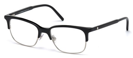 Montblanc MB0552 Eyeglasses, 001 - Shiny Black