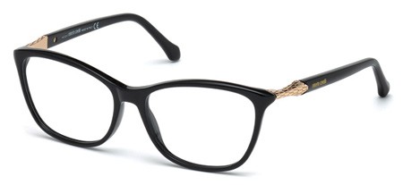 Roberto Cavalli SADALMELIK Eyeglasses, 001 - Shiny Black