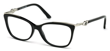 Swarovski FAITH Eyeglasses, 001 - Shiny Black