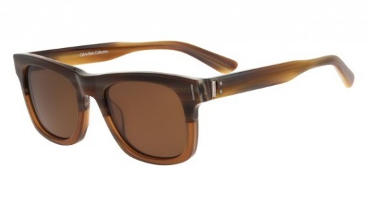 Calvin Klein CK8501SP Sunglasses, (205) BROWN HORN