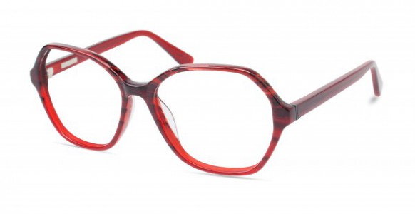 Derek Lam 270 Eyeglasses, RED STRIPES