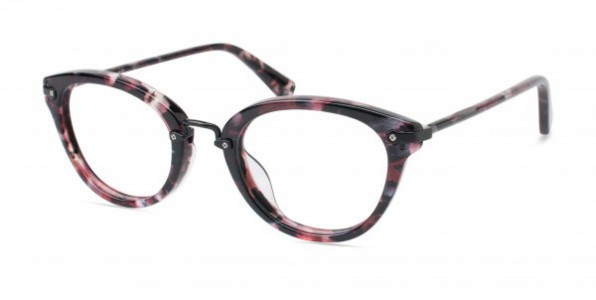 Derek Lam 266 Eyeglasses, BURGUNDY MARBLE