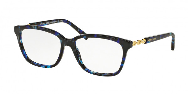 Michael Kors MK8018 SABINA IV Eyeglasses, 3109 BLUE TORTOISE/GOLD (HAVANA)