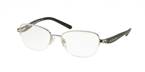 Michael Kors MK3007 SADIE VI Eyeglasses, 1001 SILVER/BLACK (SILVER)