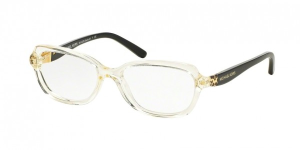 Michael Kors MK4025F SADIE IV Eyeglasses, 3086 CHAMPAGNE/BLACK (CLEAR)