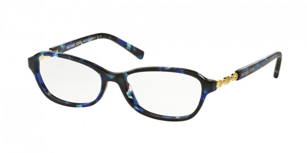Michael Kors MK8019F SABINA V Eyeglasses, 3109 BLUE TORTOISE/GOLD (HAVANA)