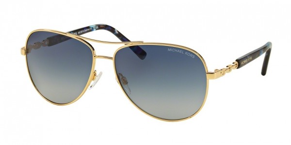 Michael Kors MK5014 SABINA III Sunglasses, 10244L GOLD (GOLD)