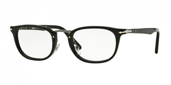 Persol PO3126V Eyeglasses, 95 BLACK (BLACK)