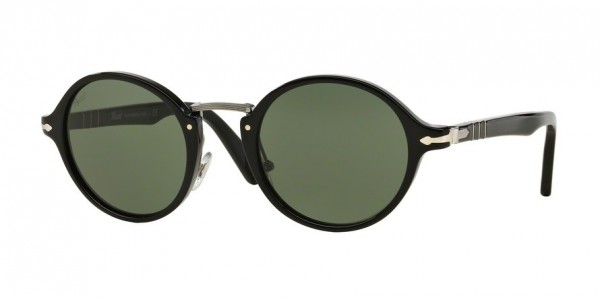 Persol PO3129S Sunglasses, 95/31 BLACK (BLACK)